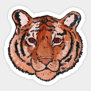 Wild tiger Sticker